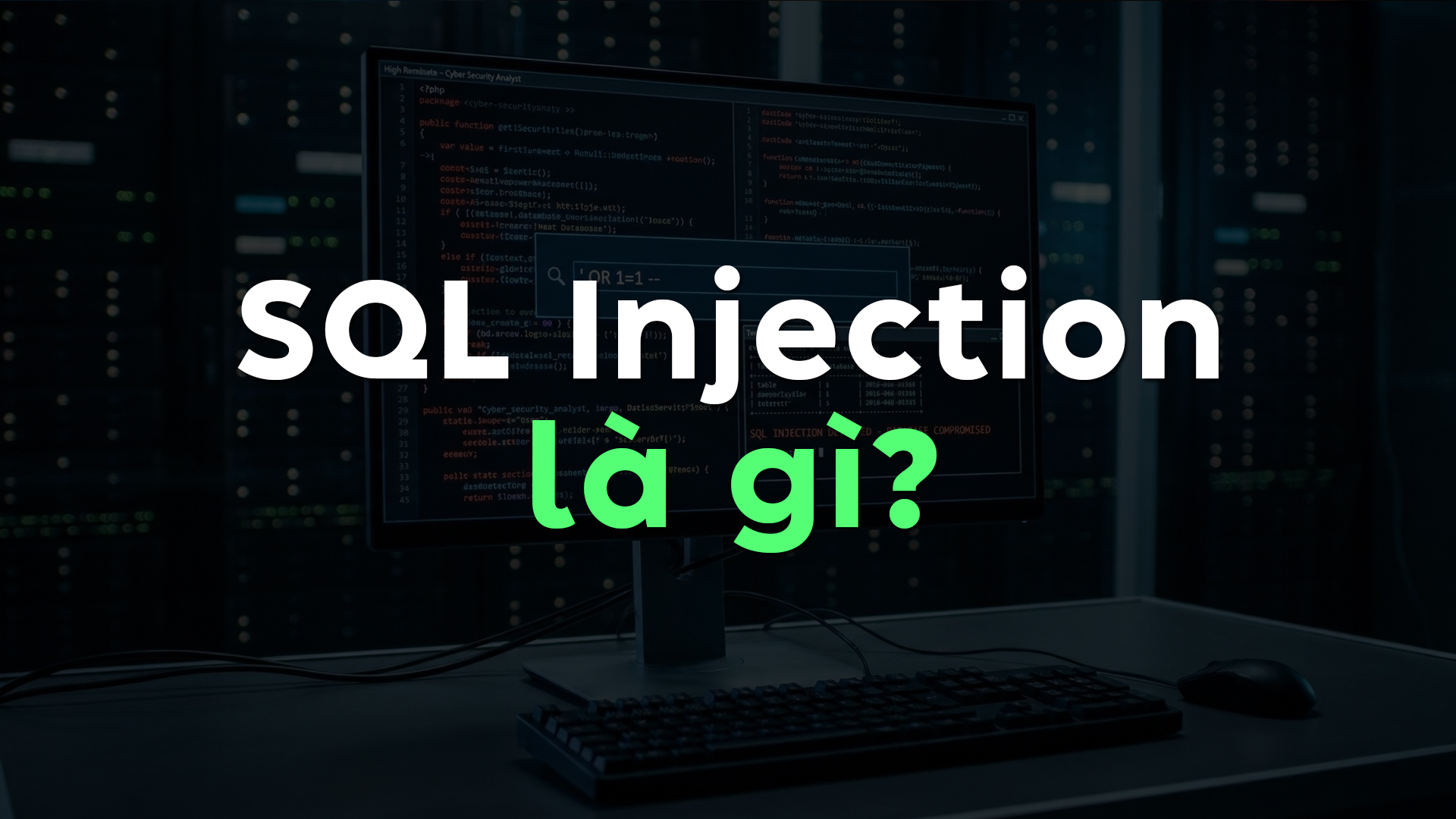 SQL Injection Là Gì? Mức Độ Nguy Hiểm Và Cách Phòng Tránh Hiệu Quả Nhất